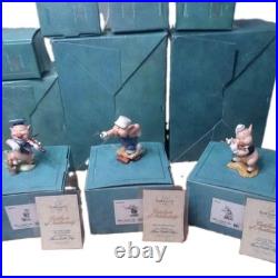 Walt Disney Classics Collection Three Little Pigs Figurine Lot of 3 with Boxes