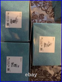 Walt Disney Classics Collection Three Little Pigs Figurine Lot of 3 with Boxes