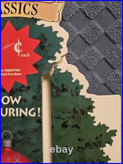 Walt Disney Classics Collectors Series Cups Burger King Store Display Coca-Cola