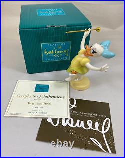 Walt Disney Classics Figurines Twist And Twirl Daisy Duck, 1235184, Coa