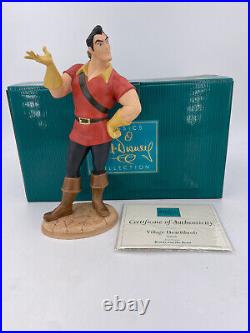 Walt Disney Classics-Gaston Village Heartthrob-New in Box withCOA #1210983