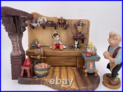 Walt Disney Classics-Geppetto's Work-New in Box withCOA (12 x 10 x 9.5) #1217956