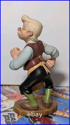 Walt Disney Classics Geppetto's Workbench COA Pinocchio Jiminy Cricket #1217956