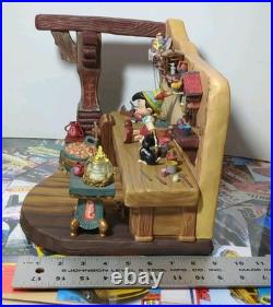 Walt Disney Classics Geppetto's Workbench COA Pinocchio Jiminy Cricket #1217956