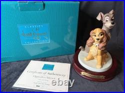 Walt Disney Classics-Lady & the Tramp-New in Box withCOA (7x6.5x5.5) #1236744