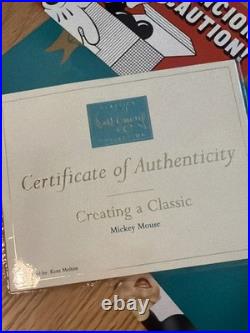 Walt Disney Classics Mickey Mouse Creating a Classic #1217927 With COA