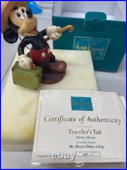 Walt Disney Classics Mickey Mouse Traveller's Tail With Coa