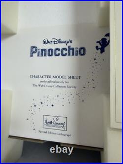 Walt Disney Classics Pinocchio & Jiminy Cricket In Cage With COA #1202881