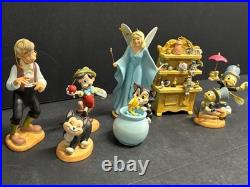 Walt Disney Classics Pinocchio Ornament Box Set + 2 Extra Oraments New withCOA Walt Disney Classics Pinocchio Ornament Box Set + 2 Extra Oraments New withCOA