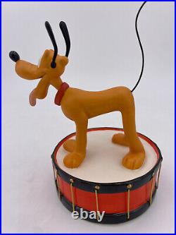 Walt Disney Classics Pluto on Drum-Mickey Mouse Club-New in Box withCOA#4007293