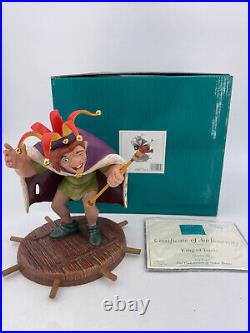 Walt Disney Classics Quasimodo -King Of Fools New in Box with COA #4007361