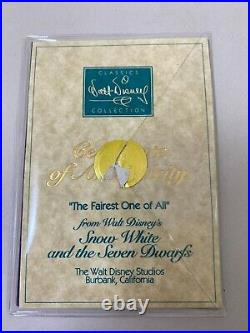 Walt Disney Classics Snow White, The Fairest One Of All, Coa, Wdcc