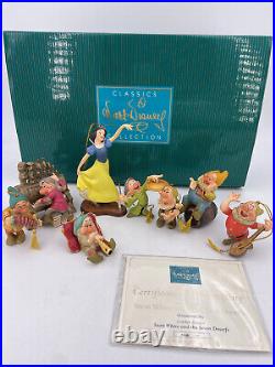 Walt Disney Classics Snow White and Seven Dwarfs Orn Box Set, New in Box, #1204380