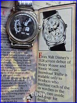 Walt Disney Classics Steamboat Willie Limited Edition Watch Series 2 RARE