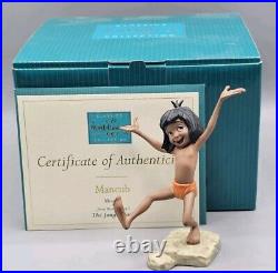 Walt Disney Classics The Jungle Book, Mowgli Mancub Porcelain Figurine withCOA