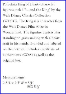 Walt Disney Classics The King Of Hearts Titled. And The King