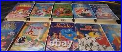 Walt Disney Classics VHS Black Diamond & Masterpiece Collection x27 Vintage