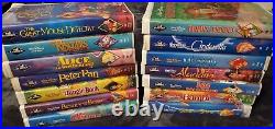 Walt Disney Classics VHS Black Diamond & Masterpiece Collection x27 Vintage