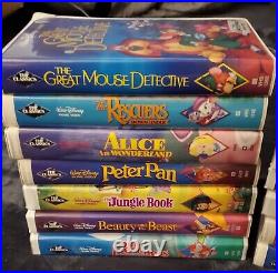 Walt Disney Classics VHS Black Diamond & Masterpiece Collection x27 Vintage