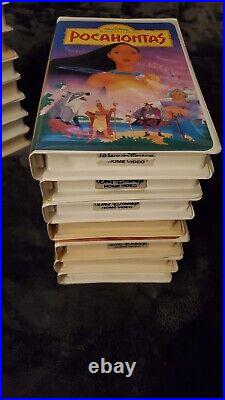 Walt Disney Classics VHS Black Diamond & Masterpiece Collection x27 Vintage