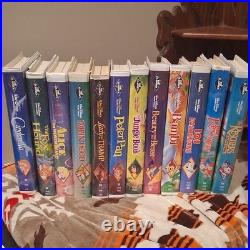 Walt Disney Classics VHS Lot (12) Black Diamond