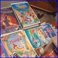 Walt Disney Classics VHS Lot (12) Black Diamond