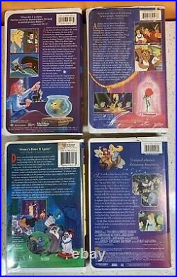 Walt Disney Classics VHS Lot! Black Diamond Rare! Dumbo Bambi Cinderella Aladdin