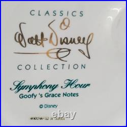 Walt Disney Classics WDCC Goofy Grace Notes Symphony Hour Retired w Box