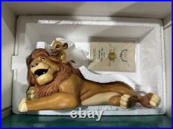 Walt Disney Classics WDCC Lion King Pals Forever Simba Mufasa Figurine COA Box
