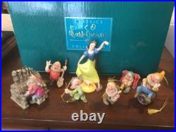 Walt Disney Classics WDCC Snow White & Seven Dwarfs Christmas Ornaments Box Set