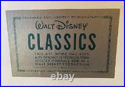 Walt Disney Classics WDP Donald Duck Vintage Disneyland Lithograph