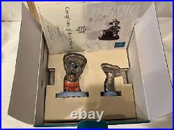 Walt Disney Collection Classics WDCC Jock & Scamp, lady & the Tramp withCOA K1