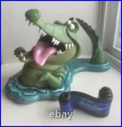 Walt Disney Collection WDCC Peter Pan Crocodile Tick-Tock + Opening Titles WORKS