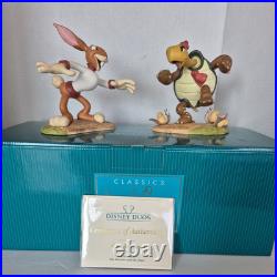 Walt Disney Duos Classics Toby Tortoise & Max Hare Rabbit Slow But Sure WDCC