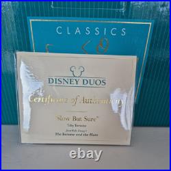 Walt Disney Duos Classics Toby Tortoise & Max Hare Rabbit Slow But Sure WDCC
