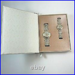 Walt Disney Fairy Tale Weddings His And Hers Watch Gift Set, New In Box