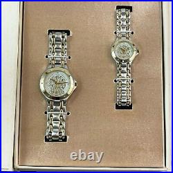 Walt Disney Fairy Tale Weddings His And Hers Watch Gift Set, New In Box