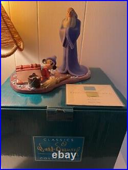 Walt Disney Fantasia 2000 Limited Collection OOPS. Mickey & Yen Sid Box + COA