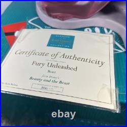 Walt Disney Fury Unleashed Classics Beauty & The Beast Rare 2004 #2241/4000 COA