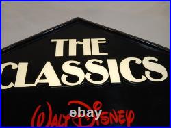 Walt Disney Home Video The Classics Black Diamond Light Box Cleaned Working