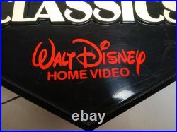Walt Disney Home Video The Classics Black Diamond Light Box Cleaned Working