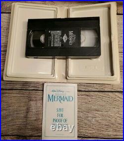 Walt Disney Little Mermaid VHS, 1989 Rare Banned Cover Little Mermaid