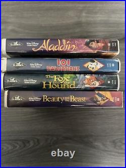 Walt Disney (Lot of 110) VHS Tapes withBlack Diamond Classics, Masterpiece & More