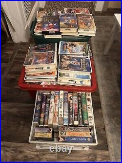 Walt Disney (Lot of 70 LBS) VHS Tapes withBlack Diamond Classics And Non Disney