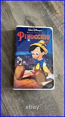 Walt Disney Masterpiece Classic VHS Tapes Lot of 7 Rare Collection