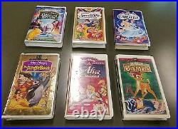 Walt Disney Masterpiece Classics VHS Tapes Snow White Jungle Book Cinderella