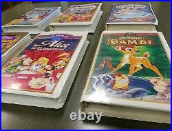 Walt Disney Masterpiece Classics VHS Tapes Snow White Jungle Book Cinderella