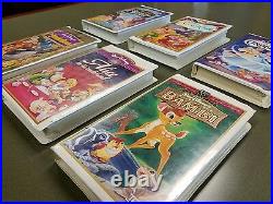 Walt Disney Masterpiece Classics VHS Tapes Snow White Jungle Book Cinderella