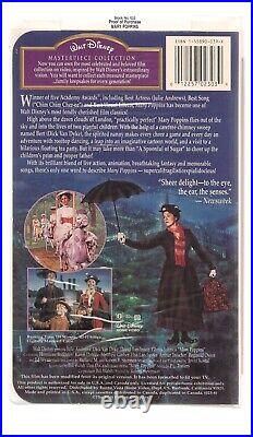 Walt Disney Masterpiece Collection MARY POPPINS VHS #023'RARE