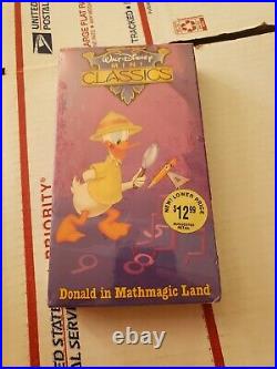 Walt Disney Mini Classics Donald in Mathmagic Land (BETA 1991) BRAND NEW RARE